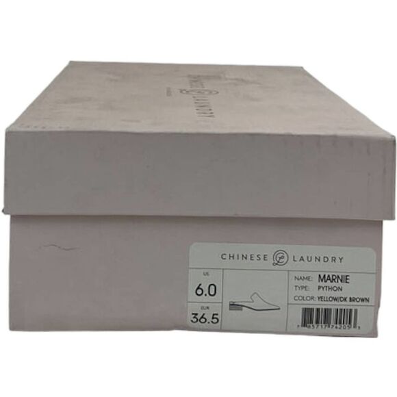 Chinese Laundry Marnie Python Snake Print Mule Stacked Heel Loafers Clogs US 6 - Picture 9 of 9